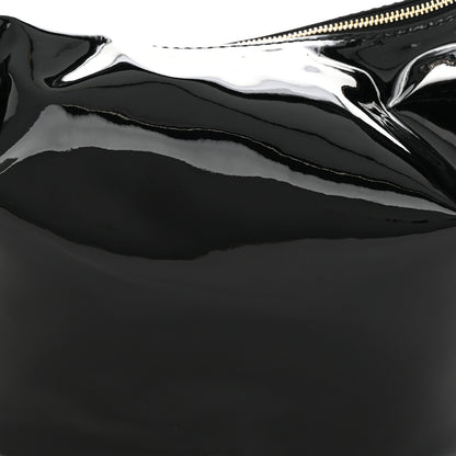 Khaite Patent Medium Olivia Hobo Black 7 of 9