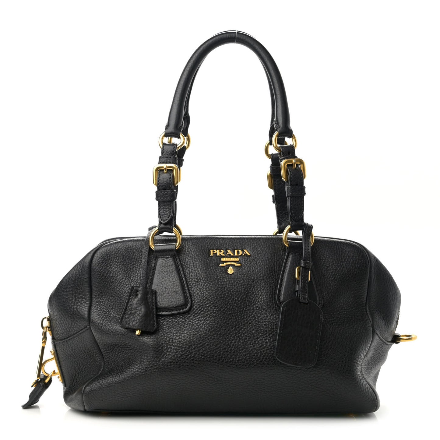 Vitello Daino Tote Black