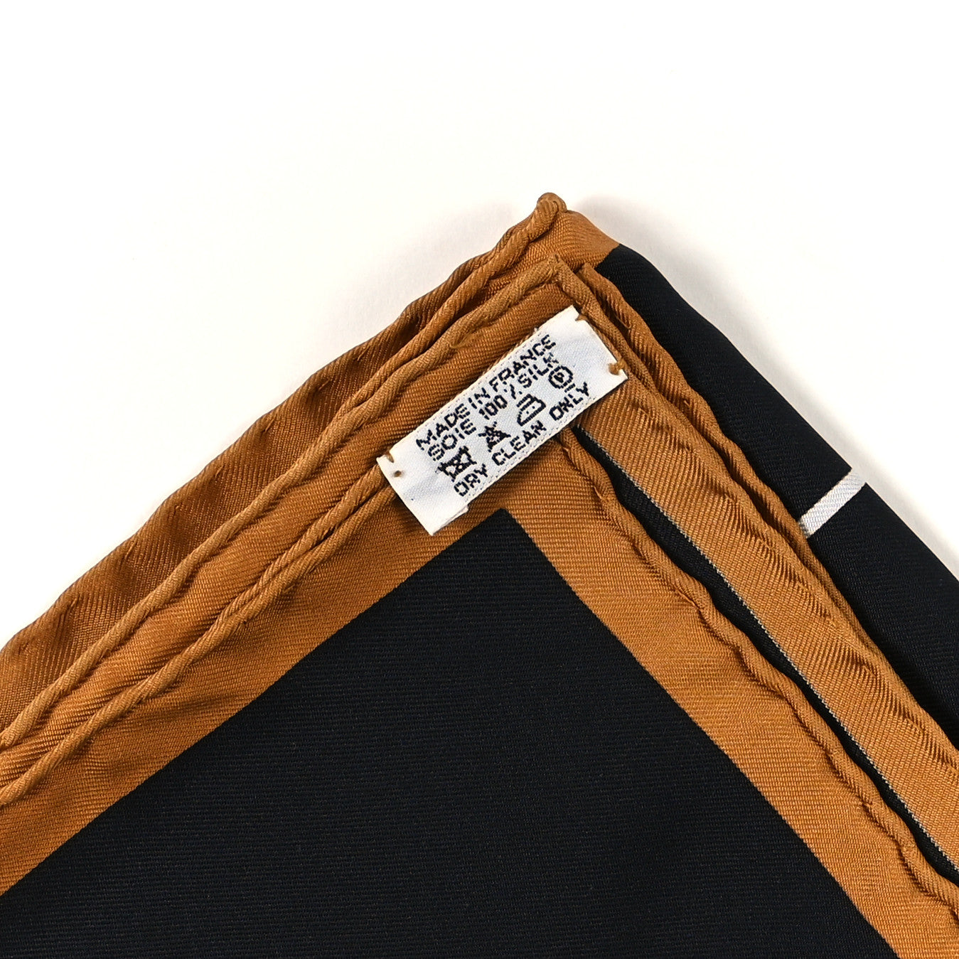 Hermes Silk Au Gre du Vent Scarf 90 Black 2 of 4