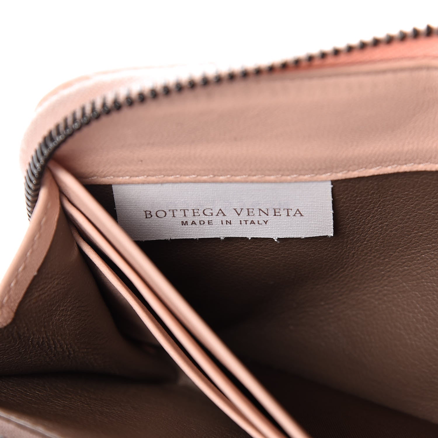 Bottega Veneta Nappa Intrecciato Ayers Zip Around Wallet Flamingo 7 of 17
