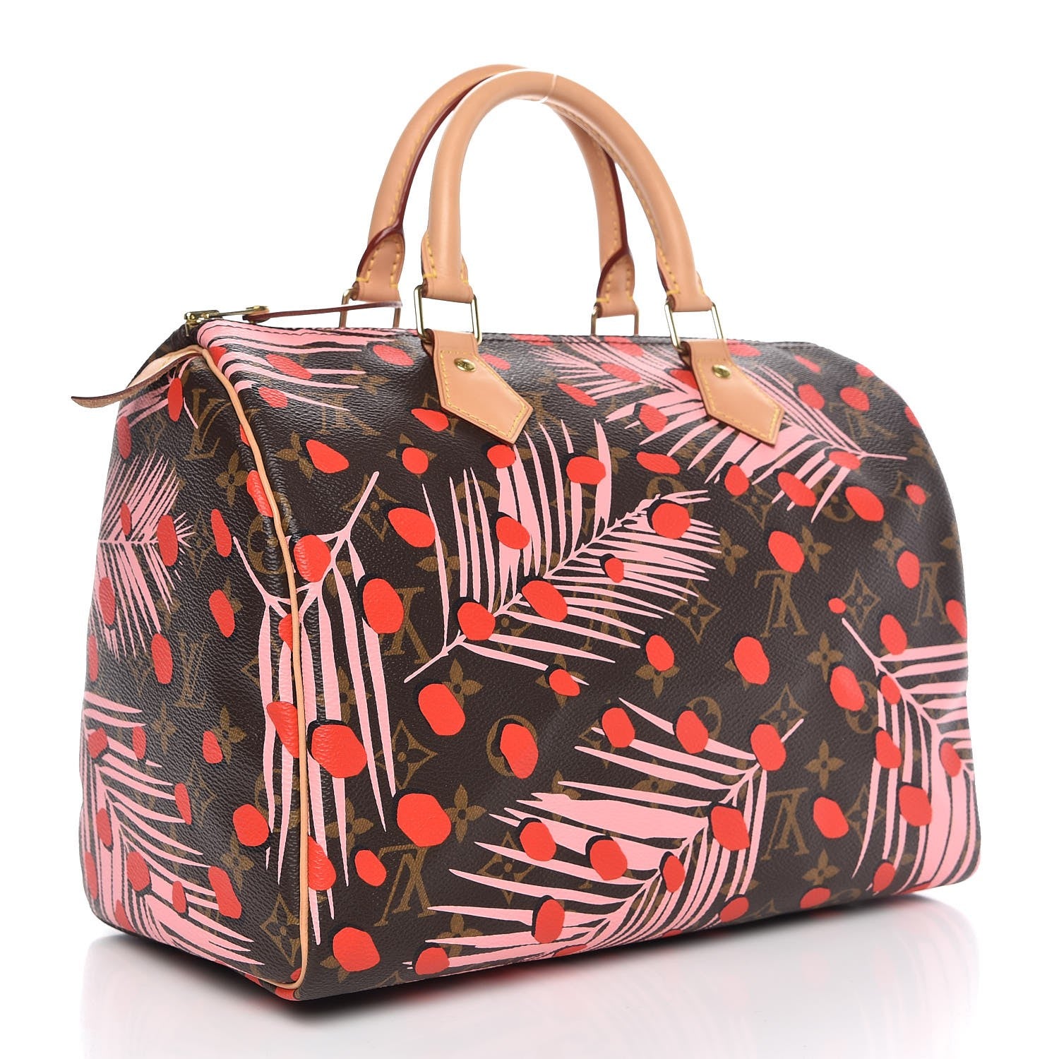 Louis Vuitton Monogram Jungle Dots Speedy 30 Sugar Pink Poppy 3 of 12