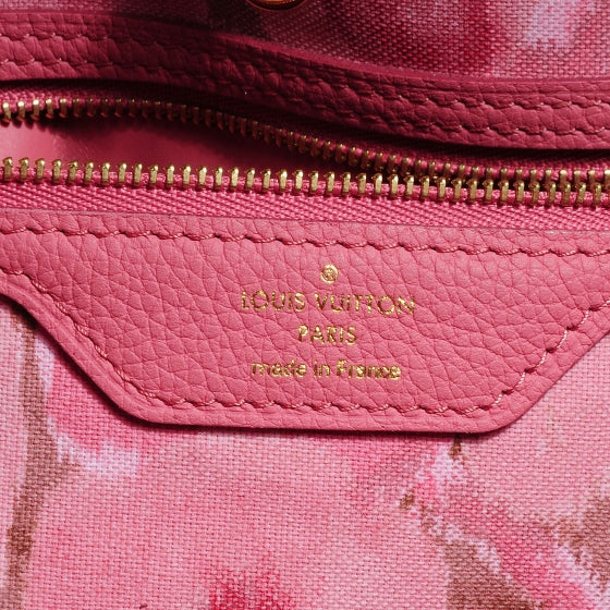 Louis Vuitton Monogram Articles de Voyage Ikat Neverfull GM Rose Velours 7 of 8