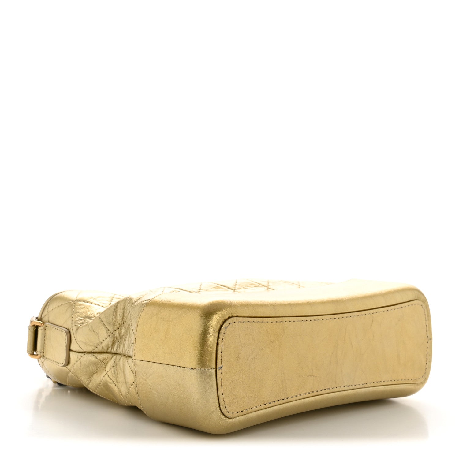 Chanel Metallic Aged Calfskin Quilted Medium Gabrielle Gold 4 of 12