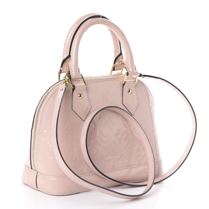 Louis Vuitton Vernis Flowers Alma BB Rose Ballerine 2 of 7