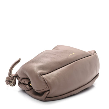 Mansur Gavriel Lambskin Cloud Mini Clutch Biscotto 4 of 9