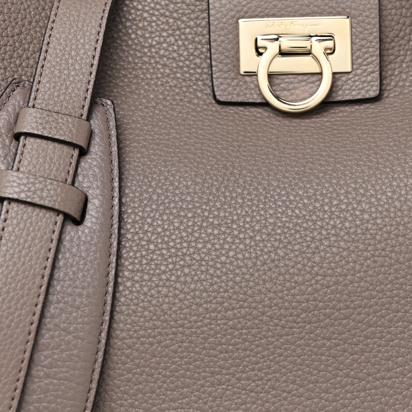 Calfskin Reverse Hobo Gray