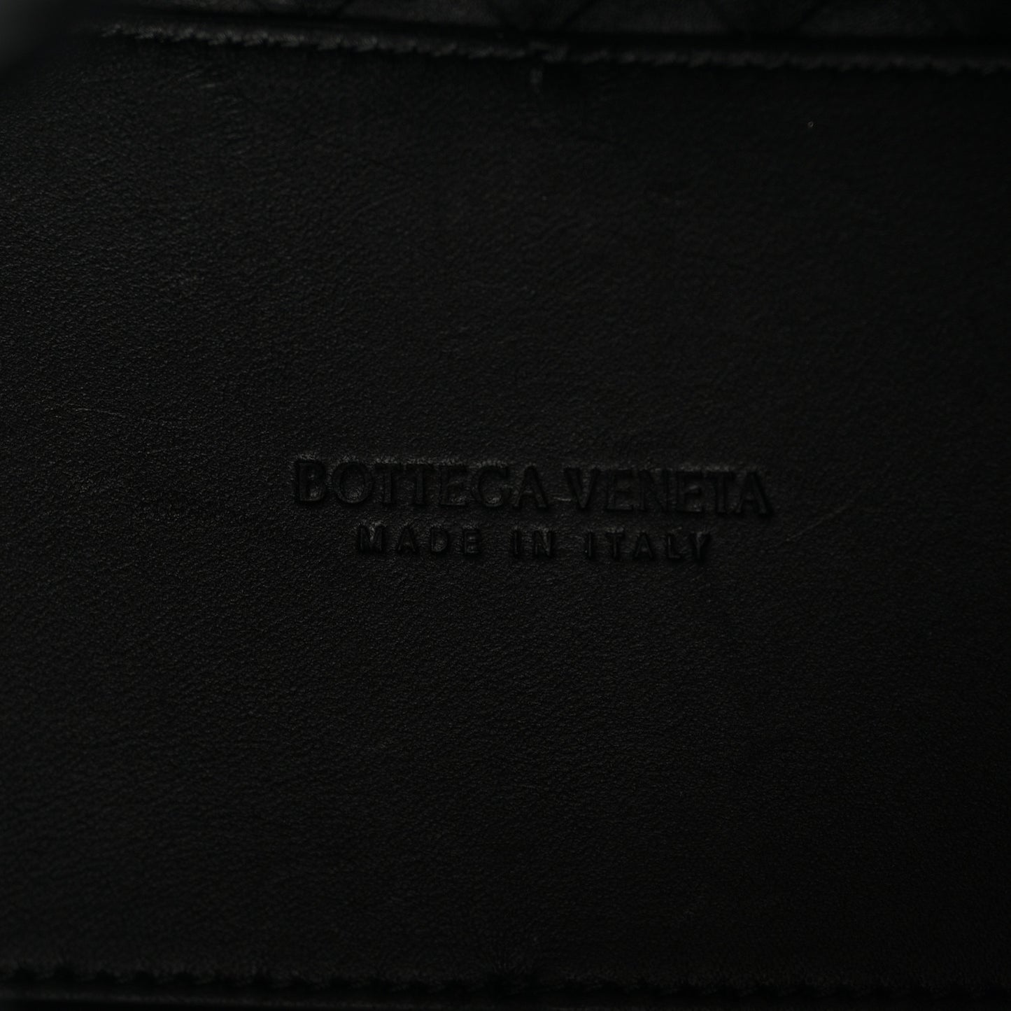 Nappa Intrecciato Small Andiamo Shoulder Bag Black
