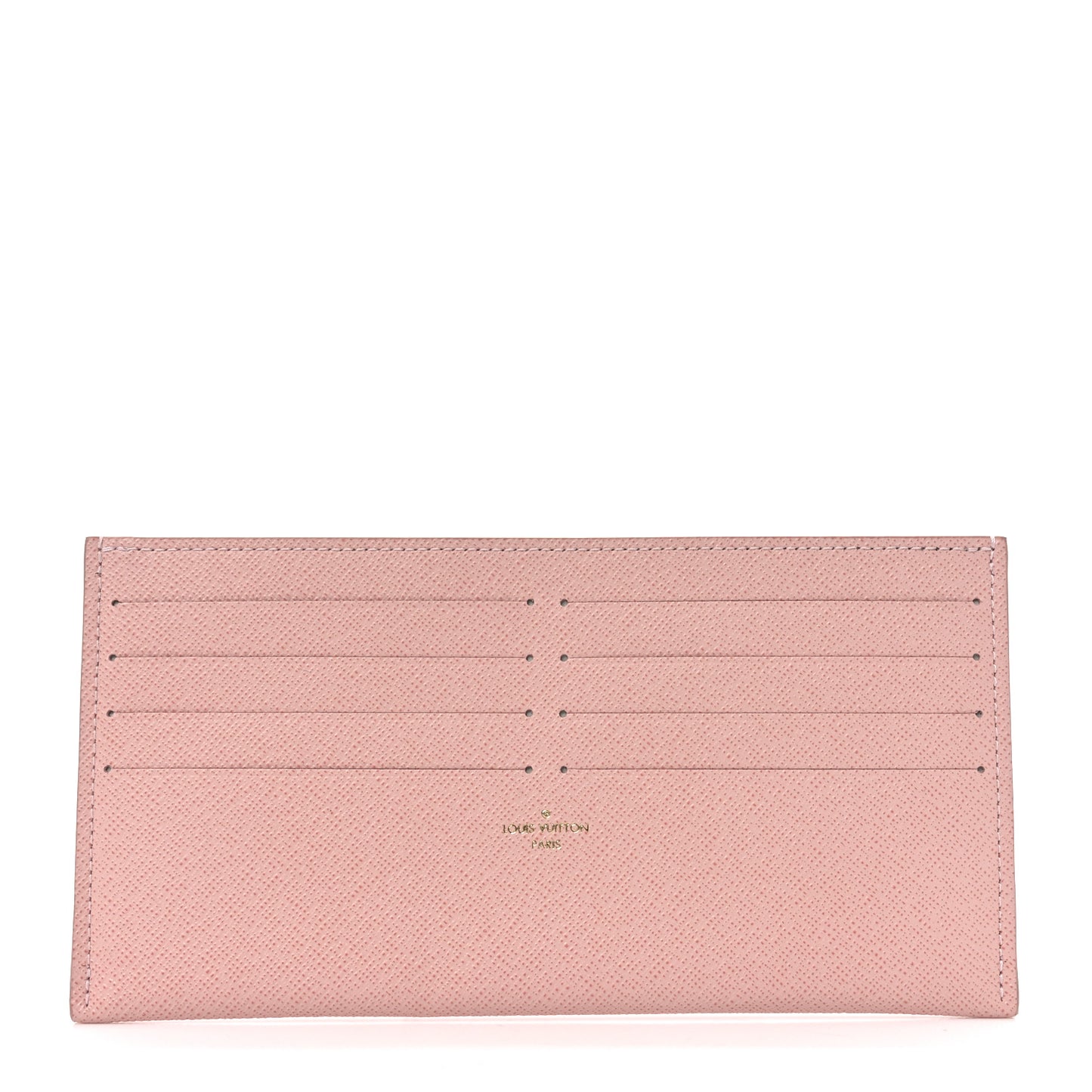 Calfskin Felicie Card Holder Insert Rose Ballerine