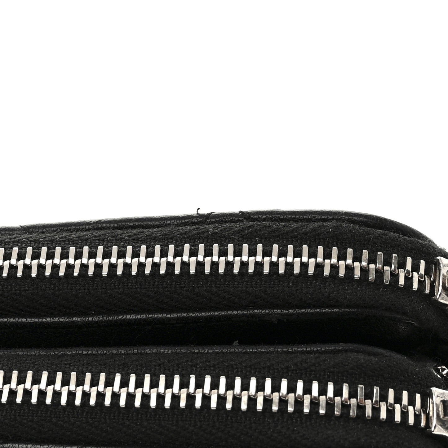 Lambskin Quilted CC Box Clutch With Chain Black
