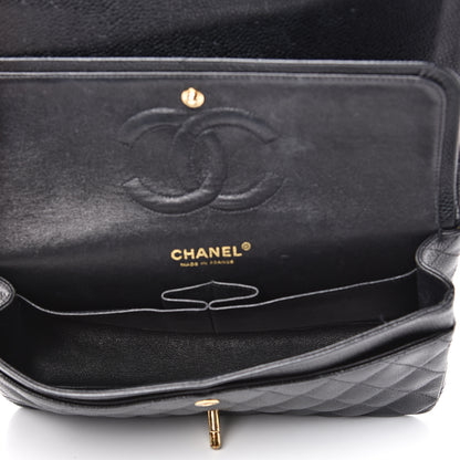 Chanel Caviar Quilted Medium Double Flap Black 4 of 16
