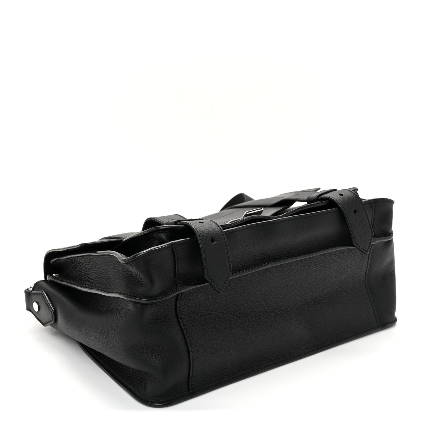 Soft Grainy Calfskin Medium PS1 Satchel Black