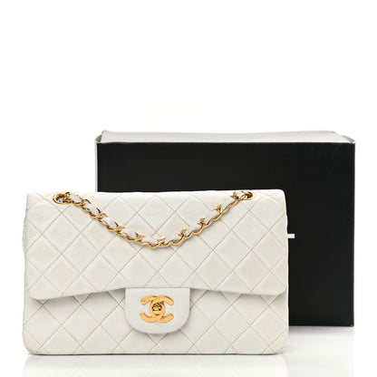 Chanel Lambskin Quilted Small Double Flap White 25 of 25