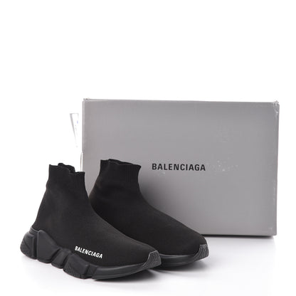 Balenciaga Neoprene Knit Womens Speed Sneakers 36 Black 8 of 8