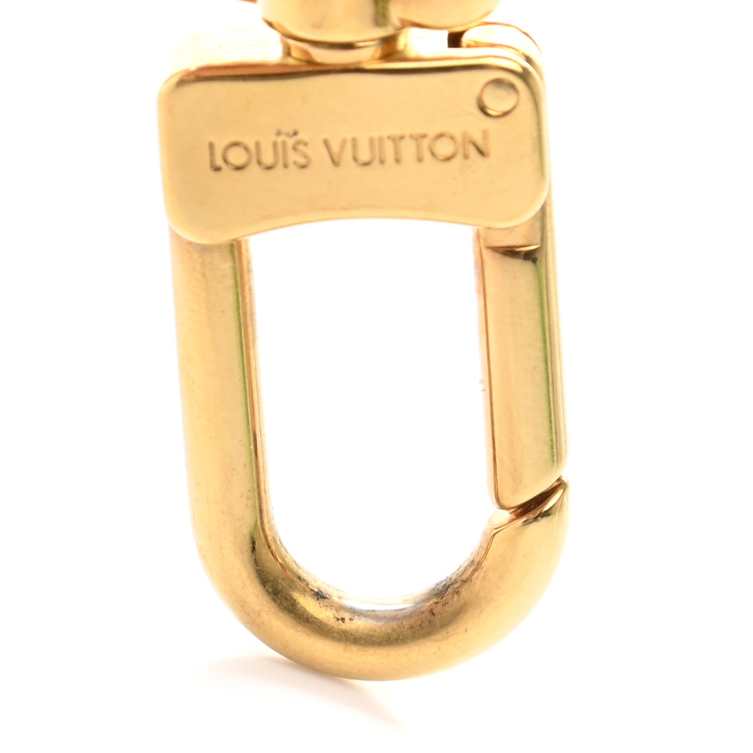Louis Vuitton Metal Taurillon LV Capucines Bag Charm Key Holder Black 4 of 4