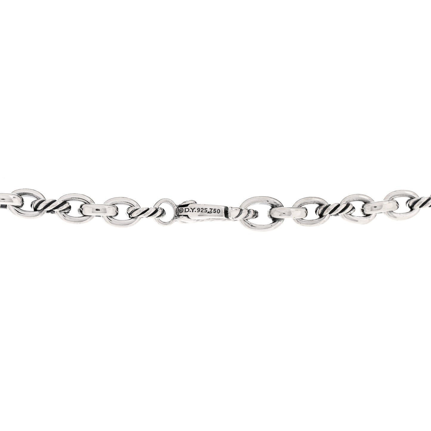 Sterling Silver 18K Yellow Gold Metro Station Necklace