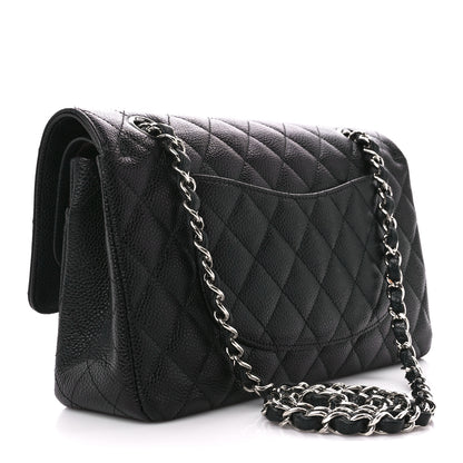 Chanel Caviar Quilted Medium Double Flap Black 3 of 11