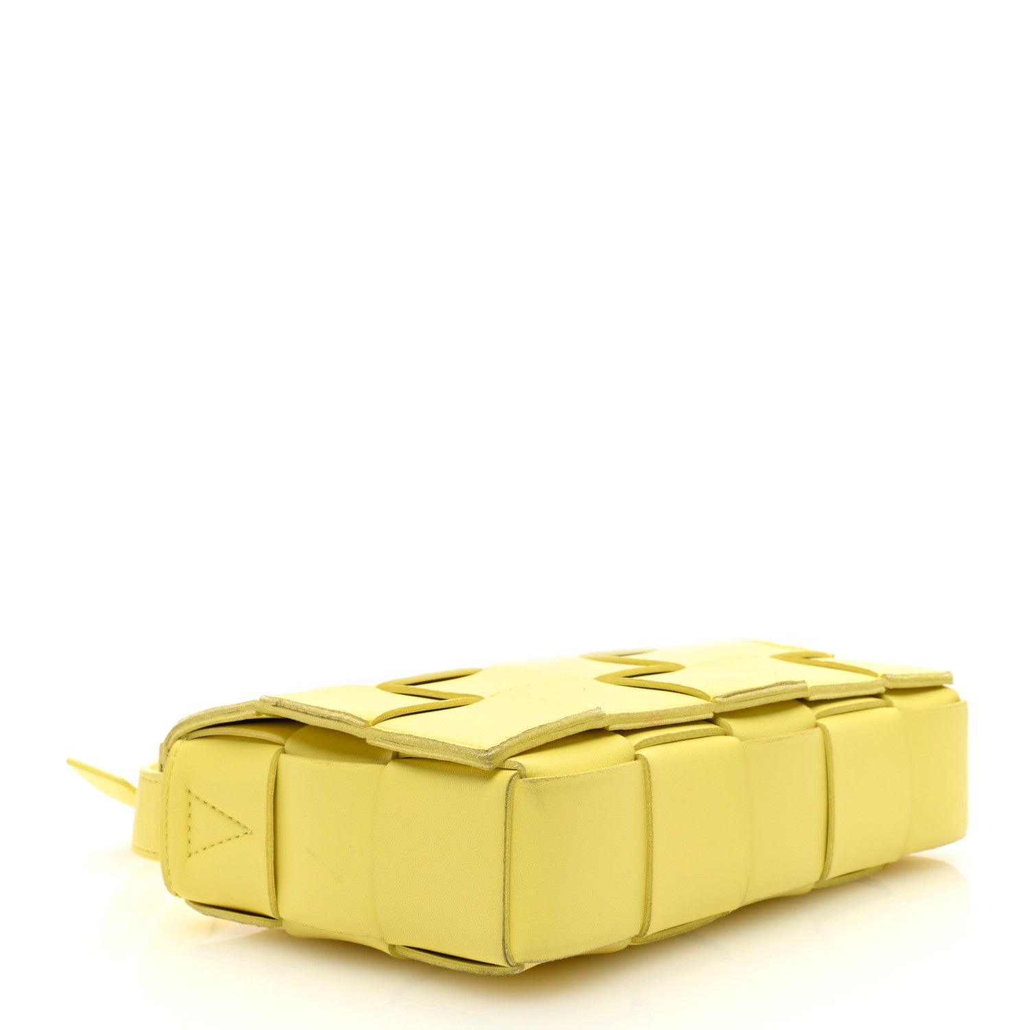 Bottega Veneta Nappa Maxi Intreccio Cassette Bag Lemonade 4 of 10