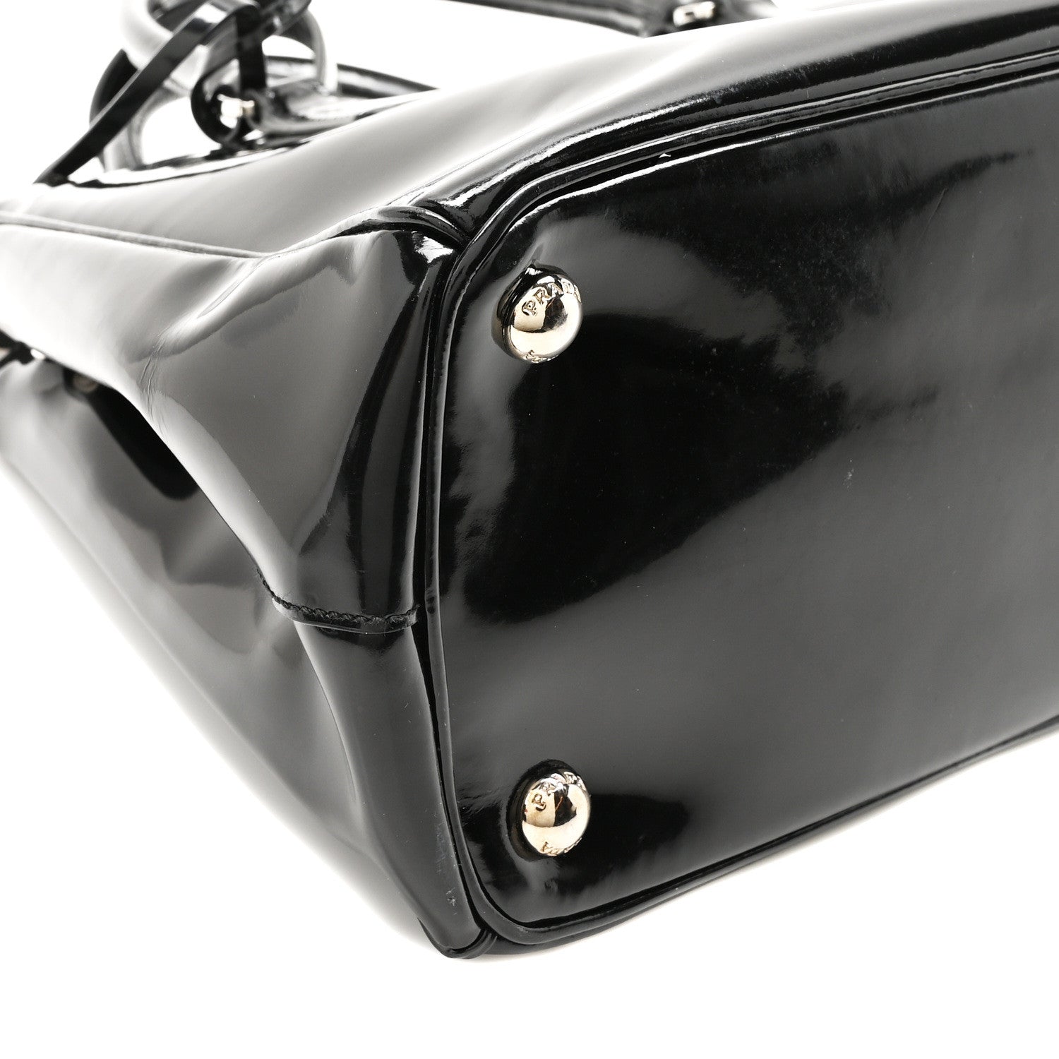 Prada Spazzolato Small Galleria Double Zip Tote Black 9 of 10