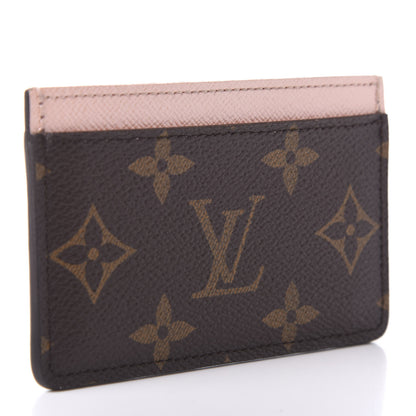 Louis Vuitton Monogram Card Holder Rose Nacre 3 of 9
