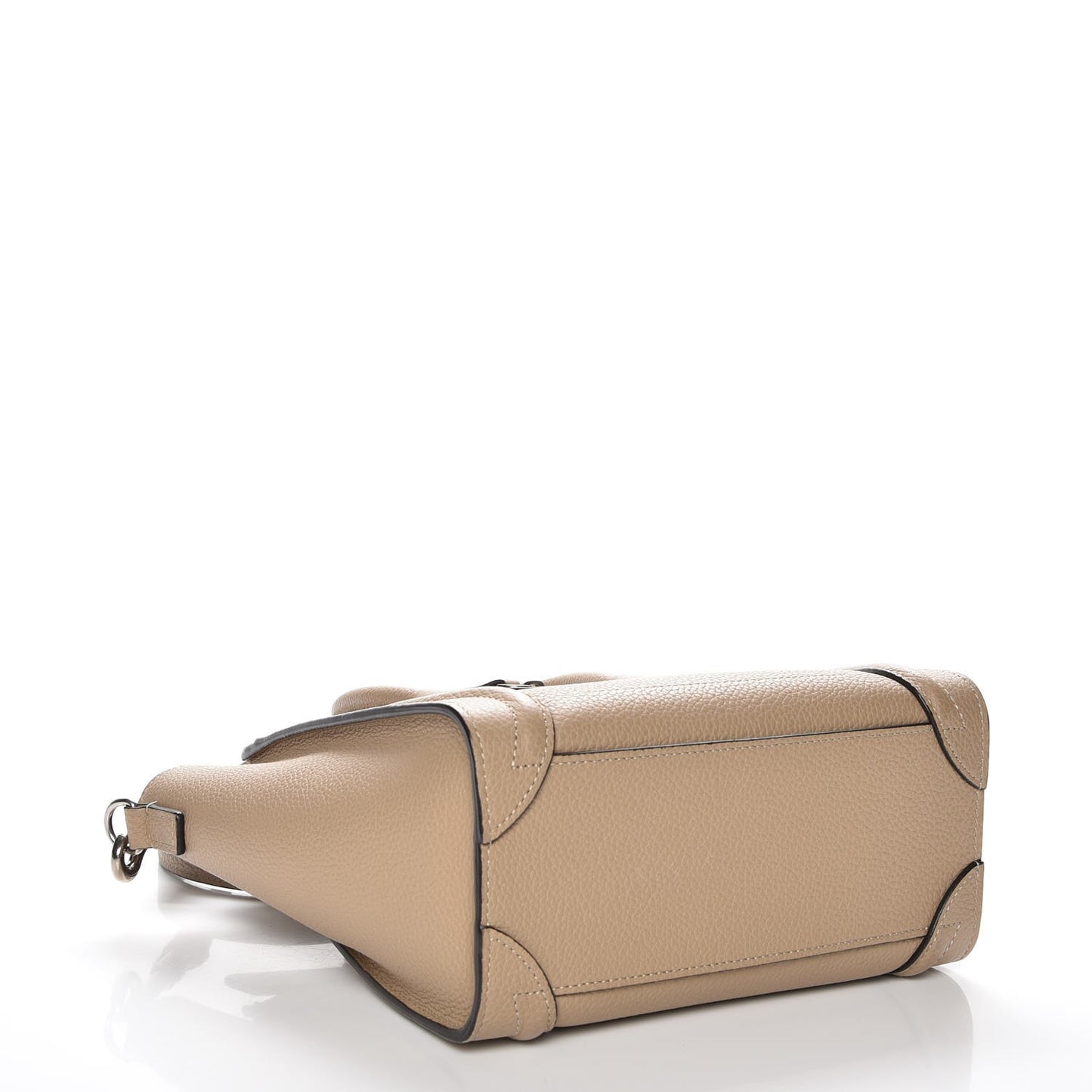 Drummed Calfskin Nano Luggage Dune