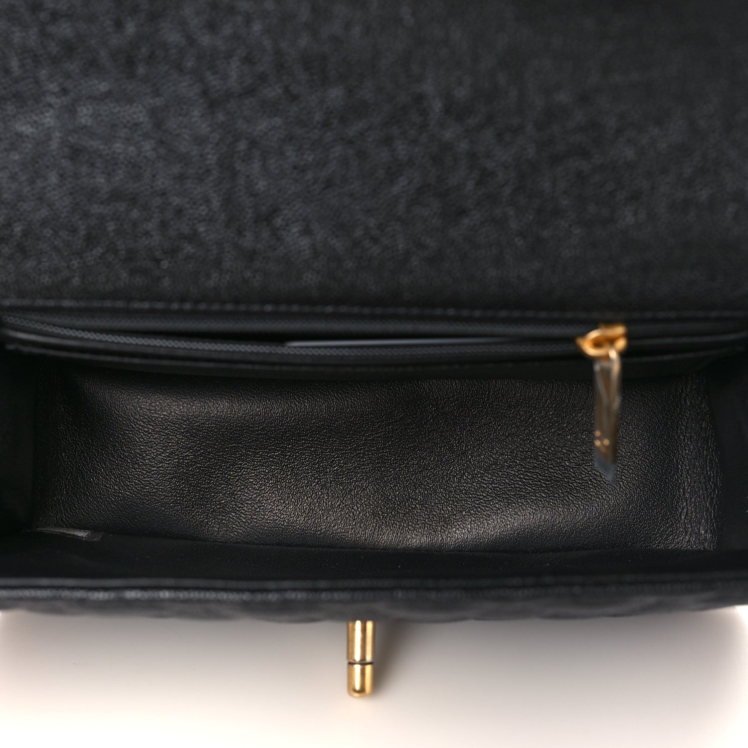 Chanel Caviar Quilted Mini Top Handle Rectangular Flap Black 5 of 9