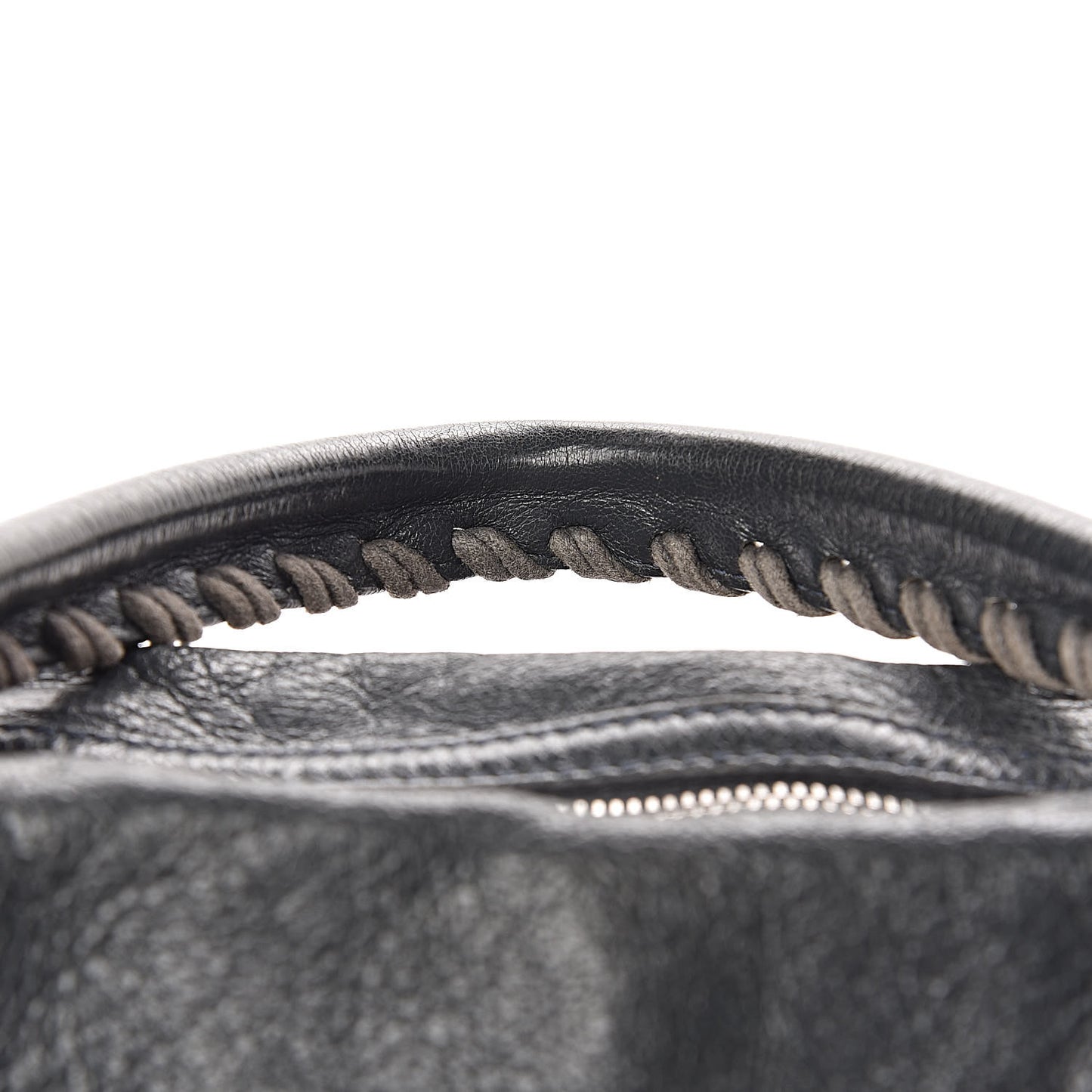 Agneau Giant 12 Silver Hardware Boston Anthracite