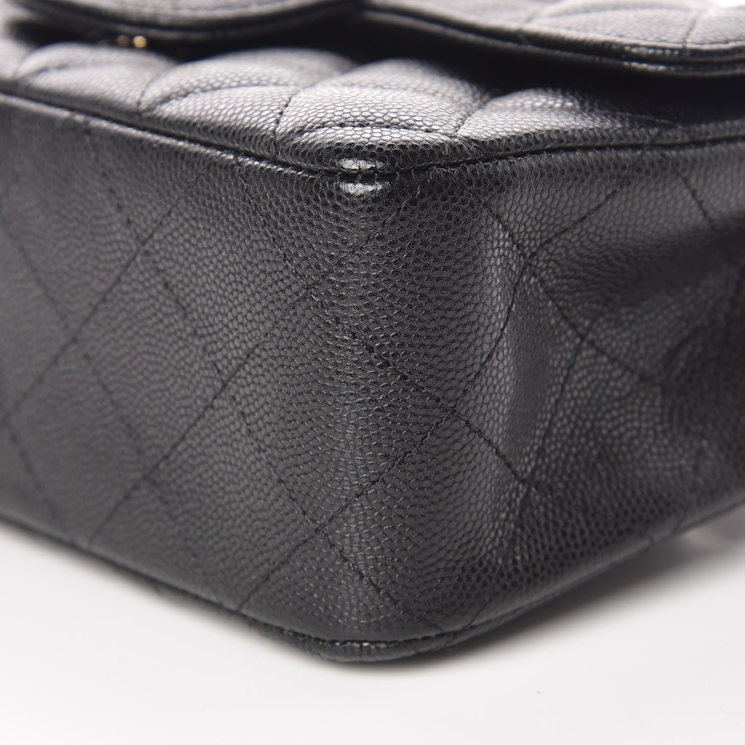 Chanel Caviar Quilted Mini Rectangular Flap Black 9 of 9