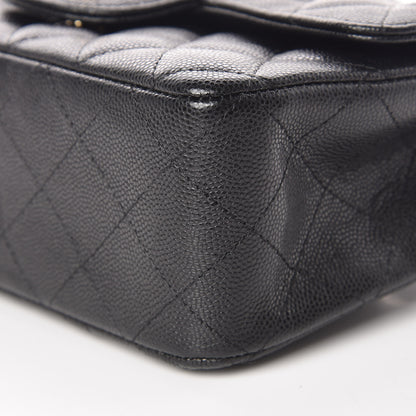 Chanel Caviar Quilted Mini Rectangular Flap Black 9 of 9
