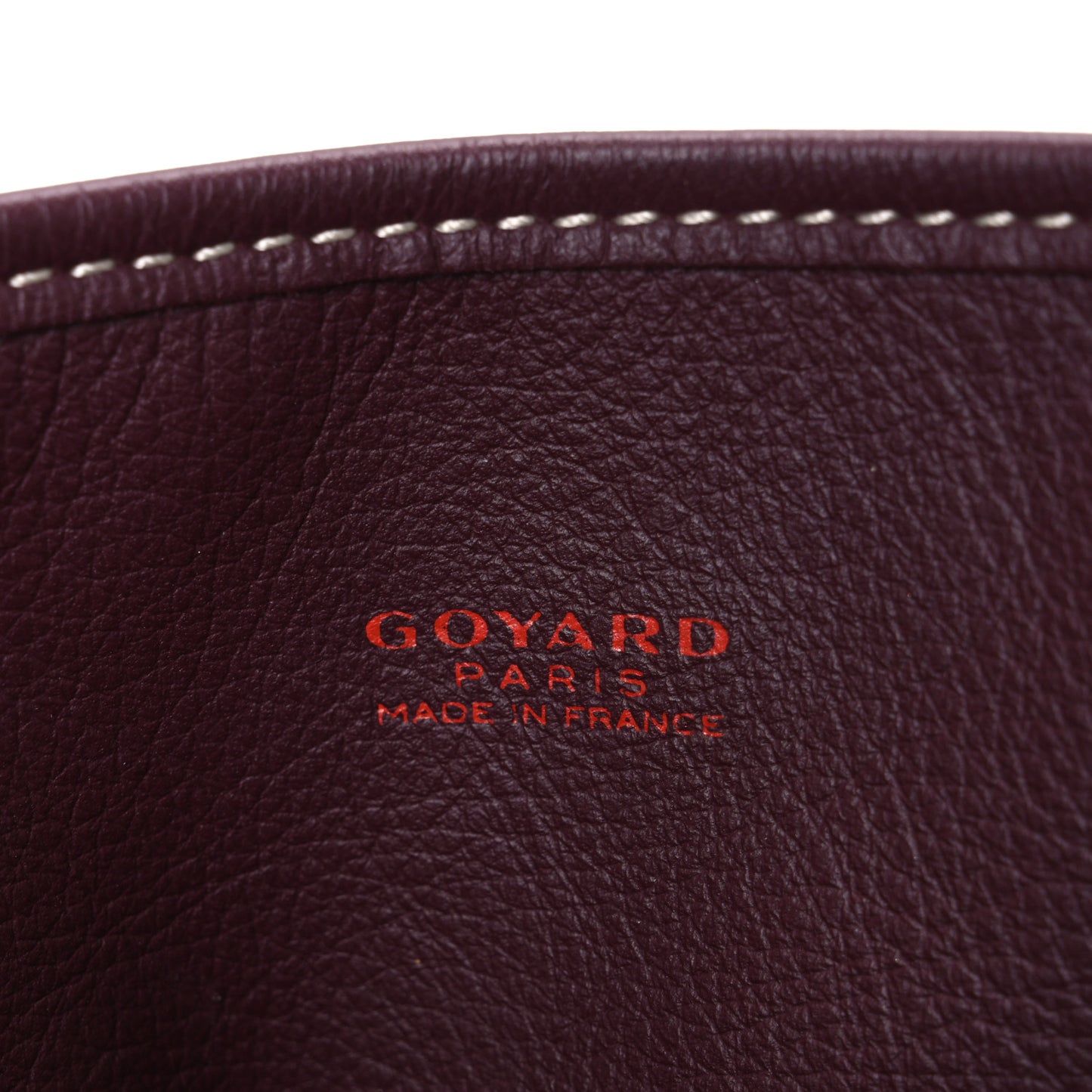 Goyardine Reversible Mini Anjou Burgundy