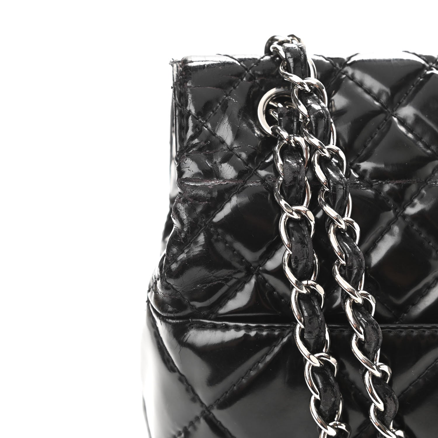 Chanel Vinyl Quilted In the Business Flap Bag Black 18 of 19