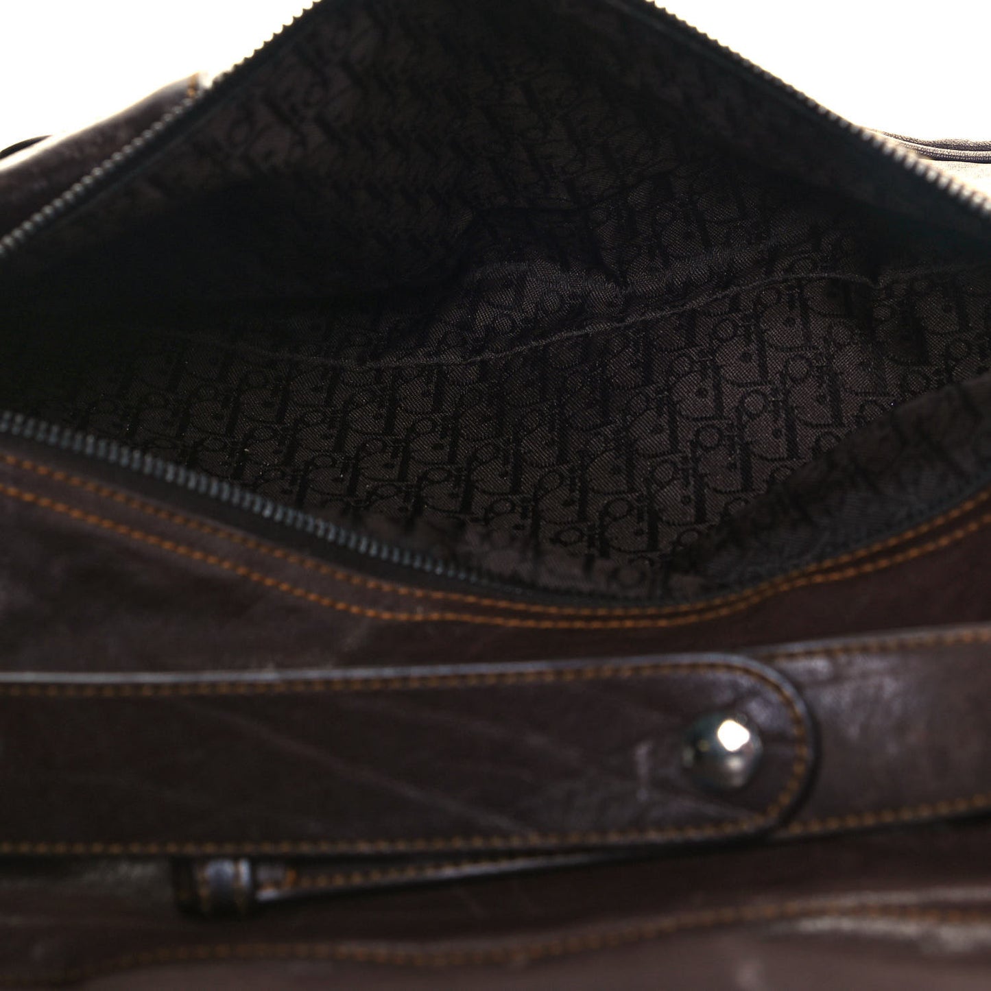 Calfskin Large Gaucho Double Saddle Bag Brown