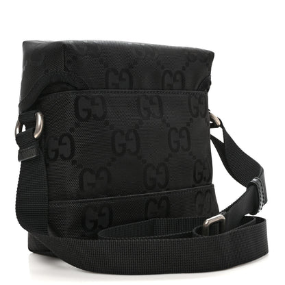Gucci Econyl Nylon Monogram Off The Grid Messenger Bag Black 3 of 9