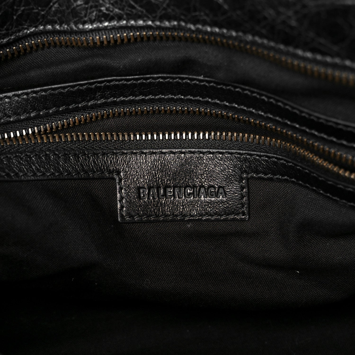 Balenciaga Agneau Arena Classic Hardware Small Le City Black 6 of 10
