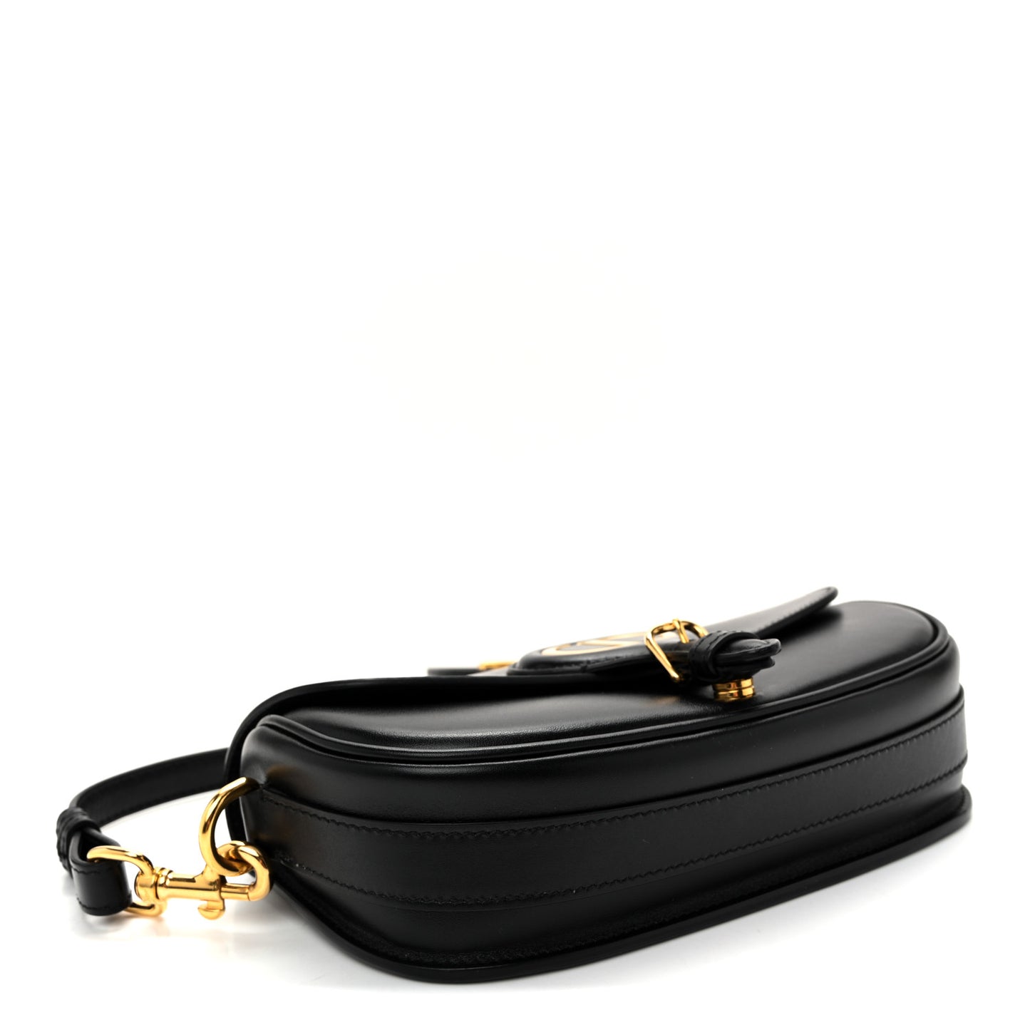 Box Calfskin East West Bobby Bag Black