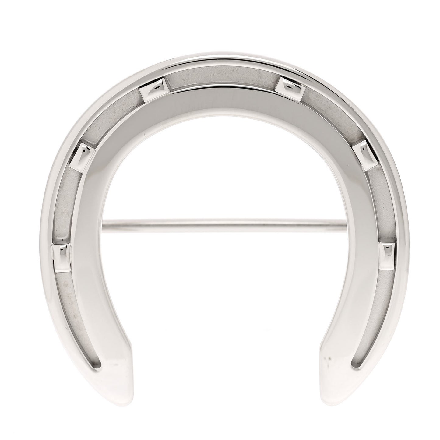 Palladium Fer A Cheval Scarf 90 Ring