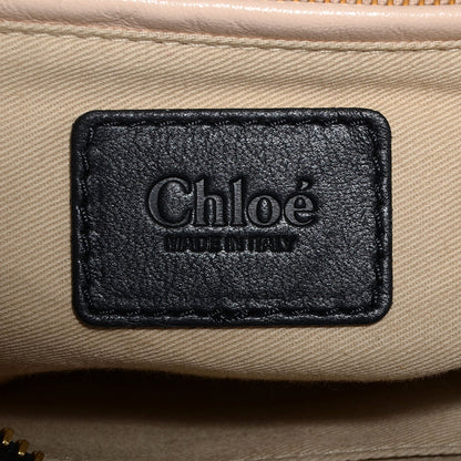Chloe Calfskin Medium Military Paraty Black 7 of 11