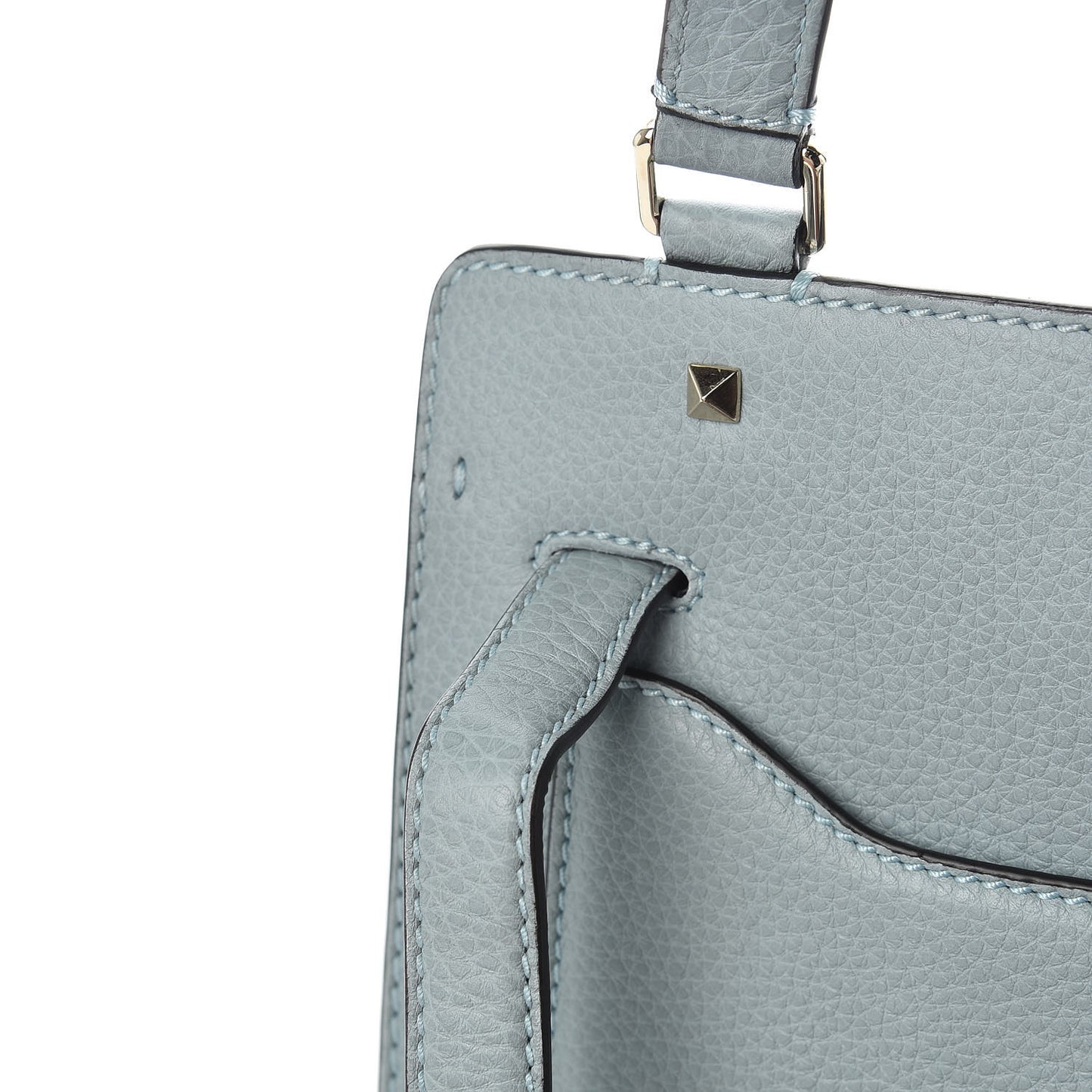 Pebbled Calfskin Small Joylock Satchel Nube
