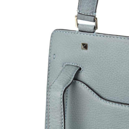 Valentino Garavani Pebbled Calfskin Small Joylock Satchel Nube 7 of 10