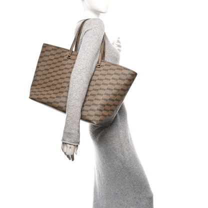 Balenciaga Coated Canvas BB Monogram Large Signature East West Shopper Bag Beige Brown 2 of 10