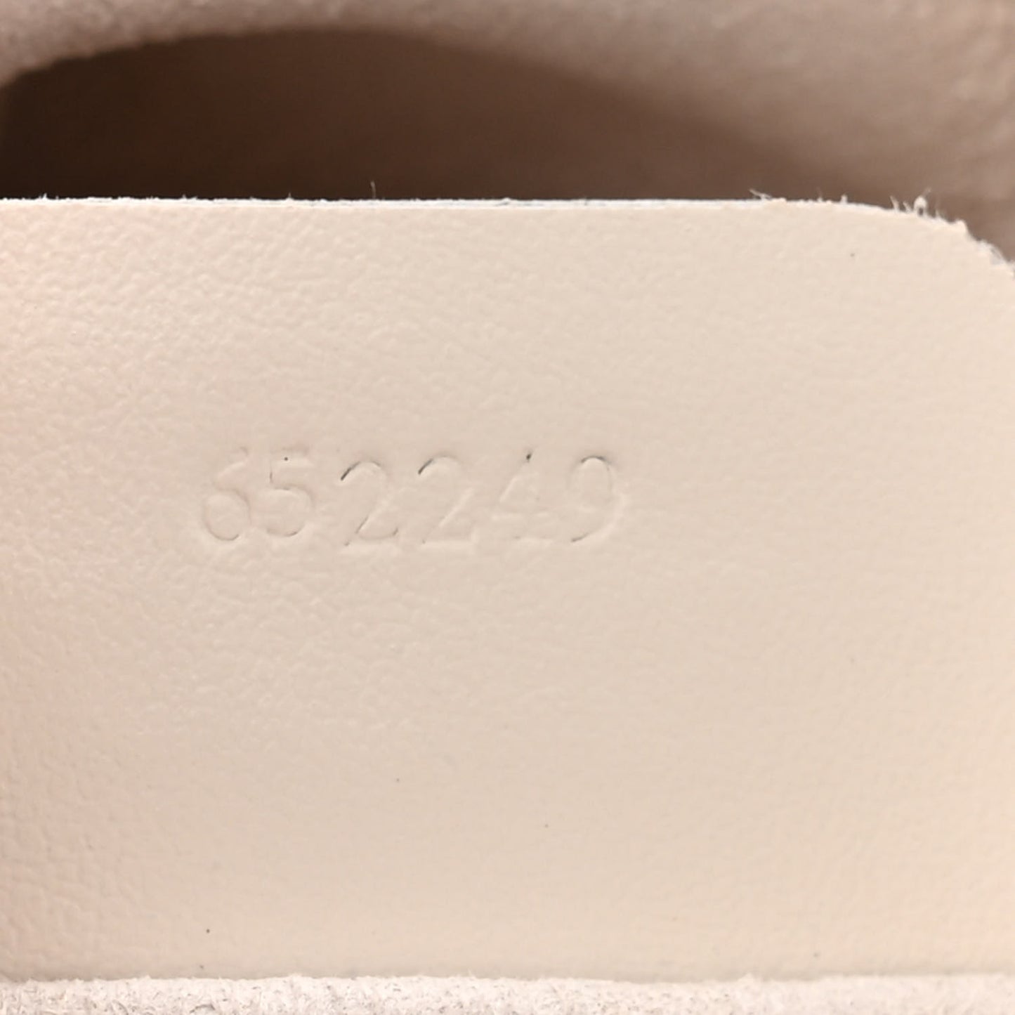 Nappa Calfskin Cutout Anagram Pocket Crossbody Bag White Glaze