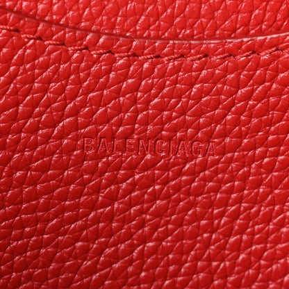 Balenciaga Grained Calfskin Neo Classic Gold Hardware Nano City Crossbody Medium Red 6 of 10