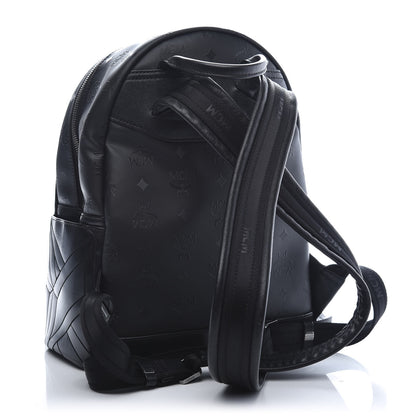 MCM Calfskin Small Bionic Backpack Black 2 of 10