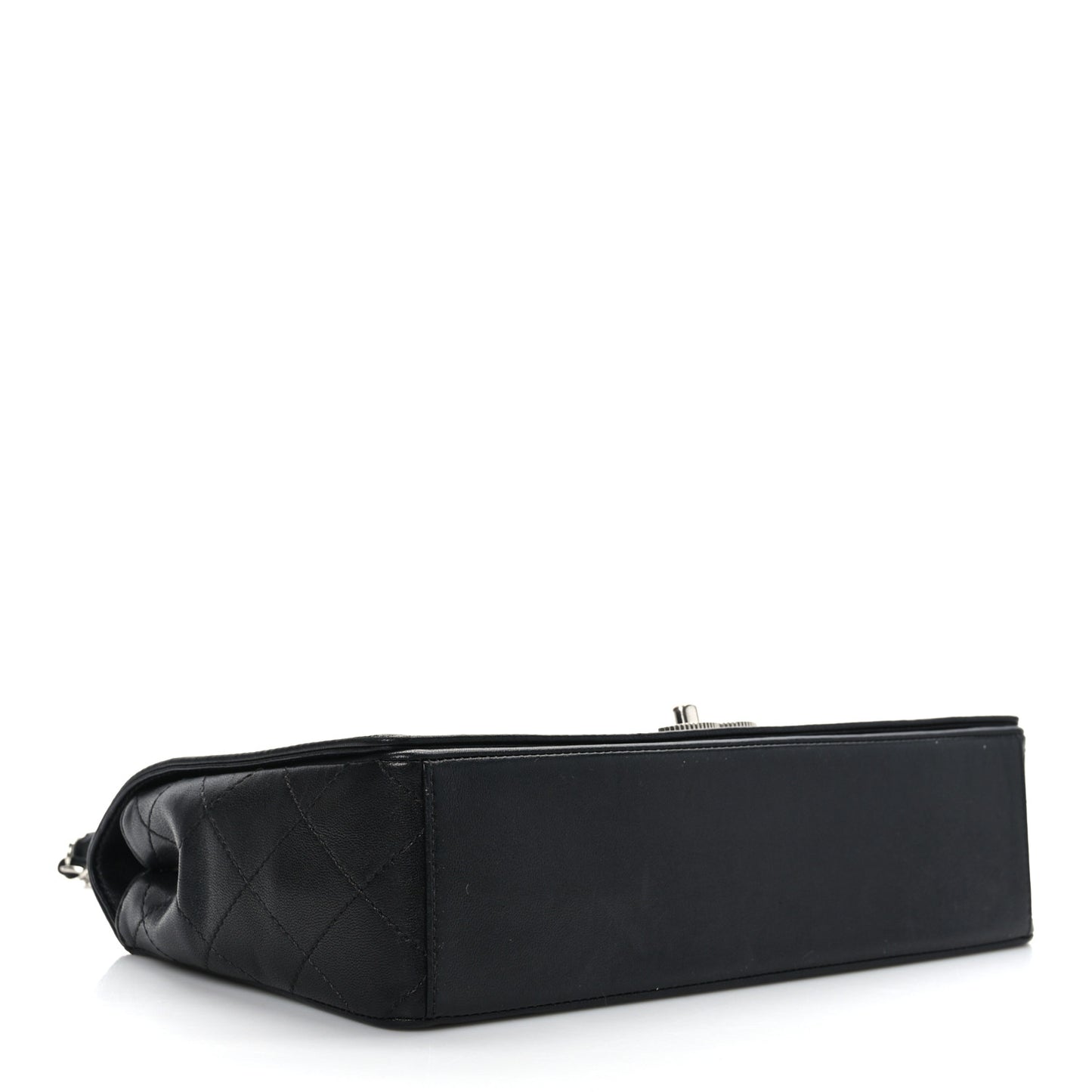 Sheepskin Quilted Vintage Mademoiselle Flap Black