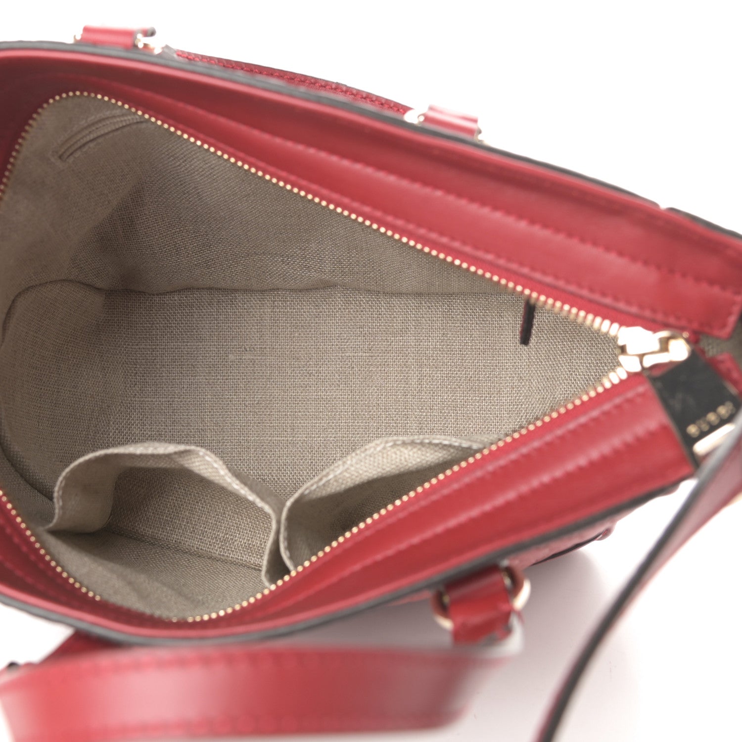 Gucci Microguccissima Small Bree Tote Red 5 of 10
