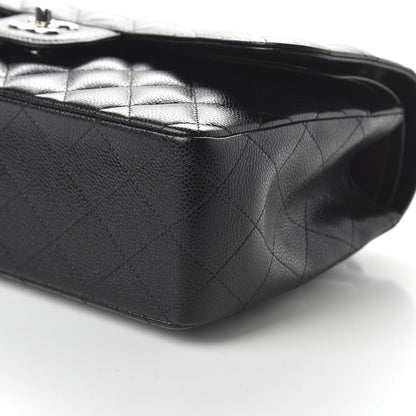 Chanel Caviar Quilted Jumbo Double Flap Black 7 of 11