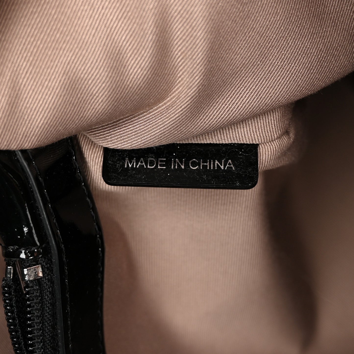 Nova Check Patent Medium Emmy Tote Black