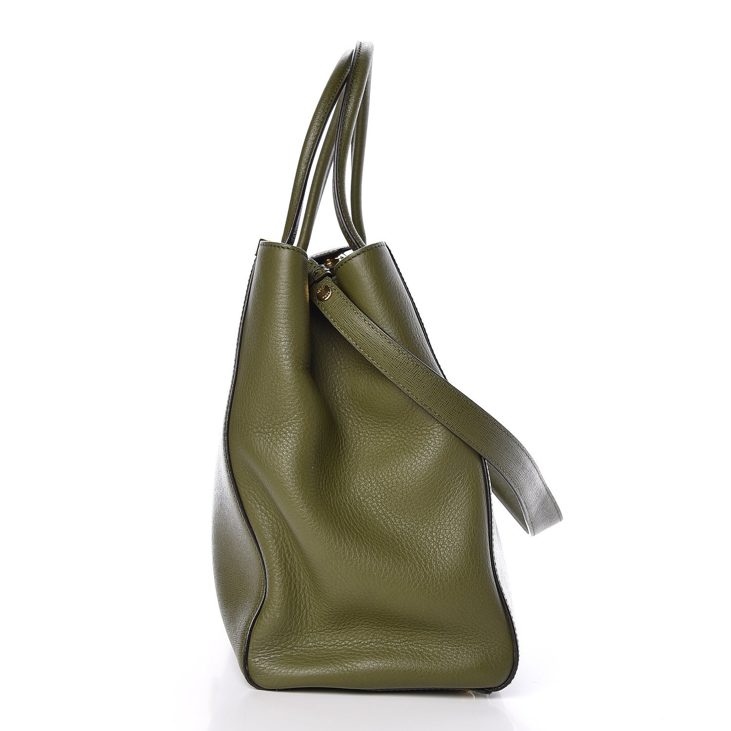 Vitello Elite Flamingo Regular 2Jours Tote Oliva