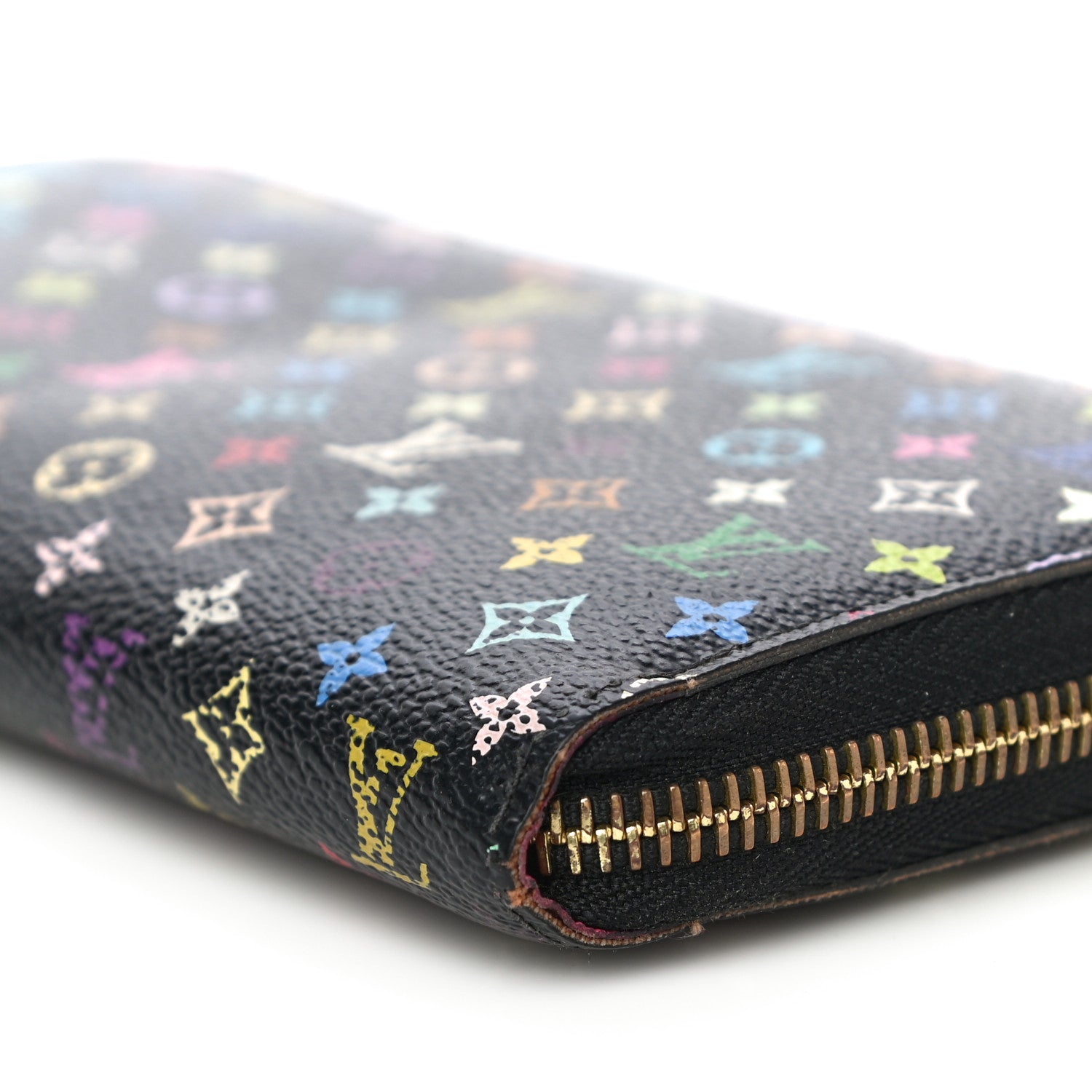 Louis Vuitton Monogram Multicolor Zippy Wallet Black Grenade 9 of 15