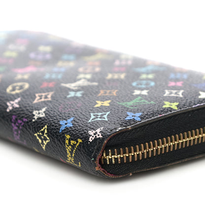 Louis Vuitton Monogram Multicolor Zippy Wallet Black Grenade 9 of 15