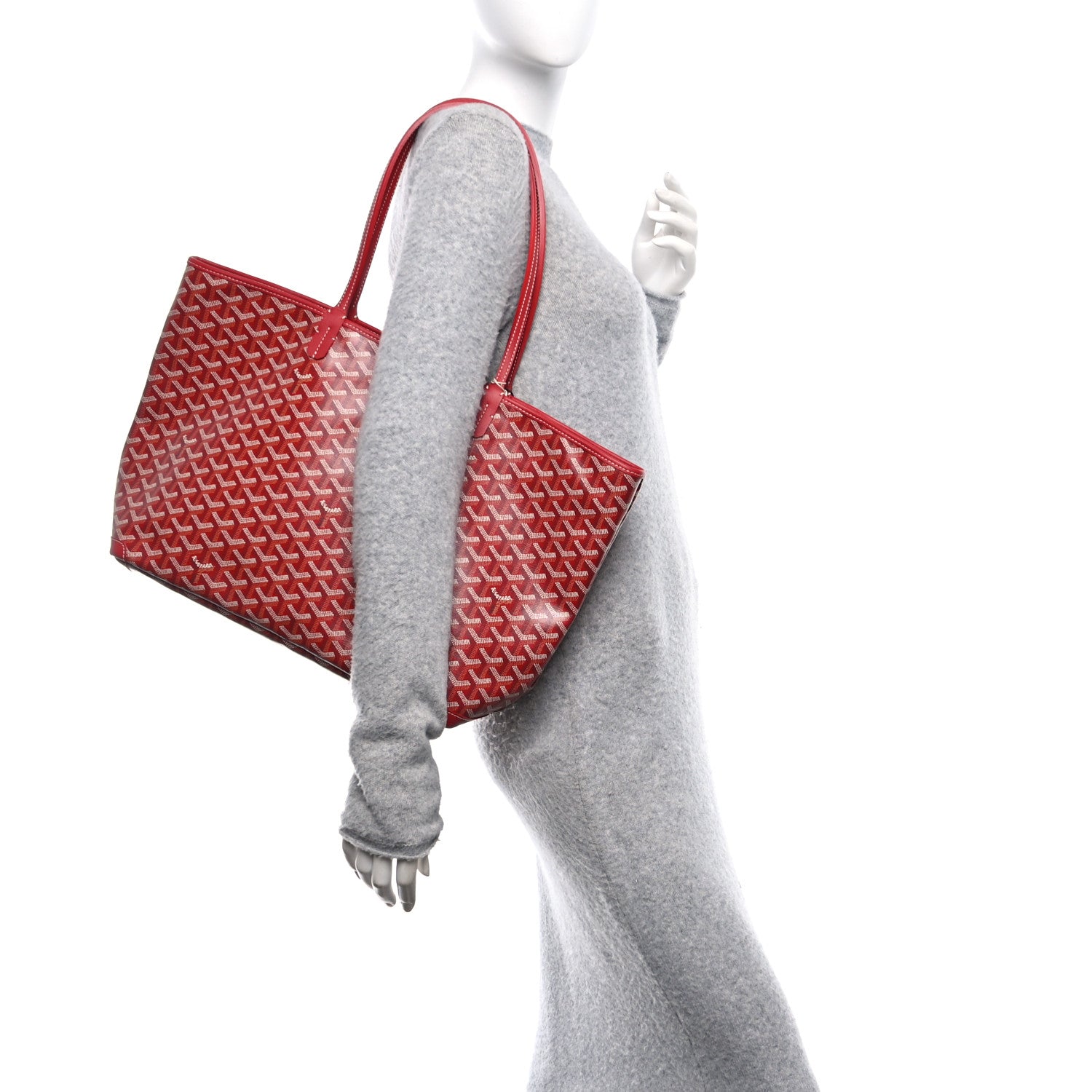 Goyard Goyardine Artois MM Red 2 of 9